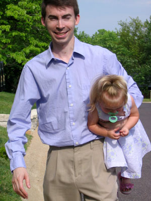 Daddy caught me running away and caried me back like a sack of potatoes